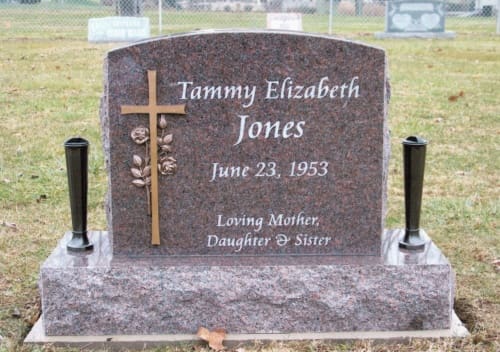Jones Upright Headstone