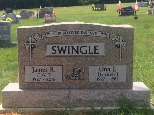Swingle Companion Upright Memorial
