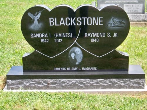 Blackstone Upright Headstone