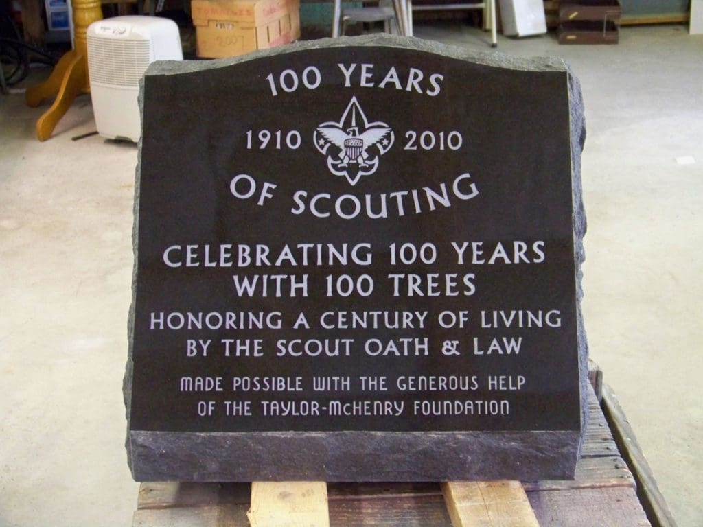 Boy Scout Slant Monument