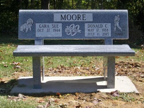 Moore Panel Bench Memorial