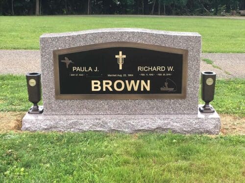 Brown Bronze Upright Monuments