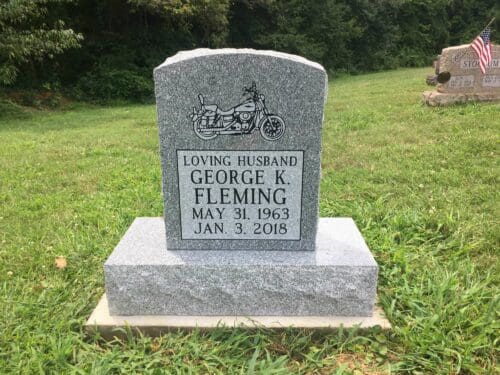 Fleming, George - New Concord Cem., 1-4, Barre, Front