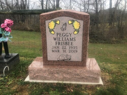 Frisbee, Peggy - Methodist Cem. Deavertown, 1-8, MIssouri Red