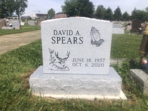 Spears, David A. - Woodlawn Cem., 2-0, Gray Steeled