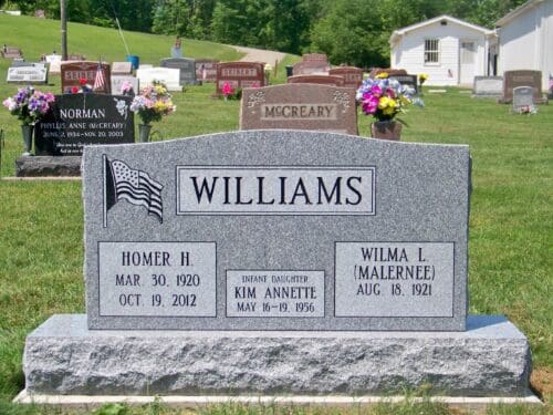Williams, Homer H., Wilma L.
