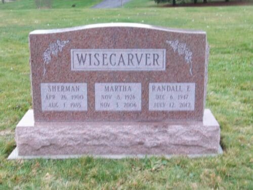 Wisecarver, Sherman, Marthe