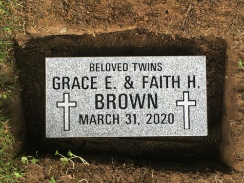 Brown, Grace and Faith - Mt. Olive Cem. ZV, 1-4, Gray