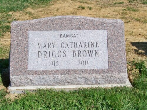 Brown, Mary C. Driggs