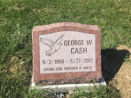 Cash, George W. - Woodlawn Cem., 1-8, Missouri Red