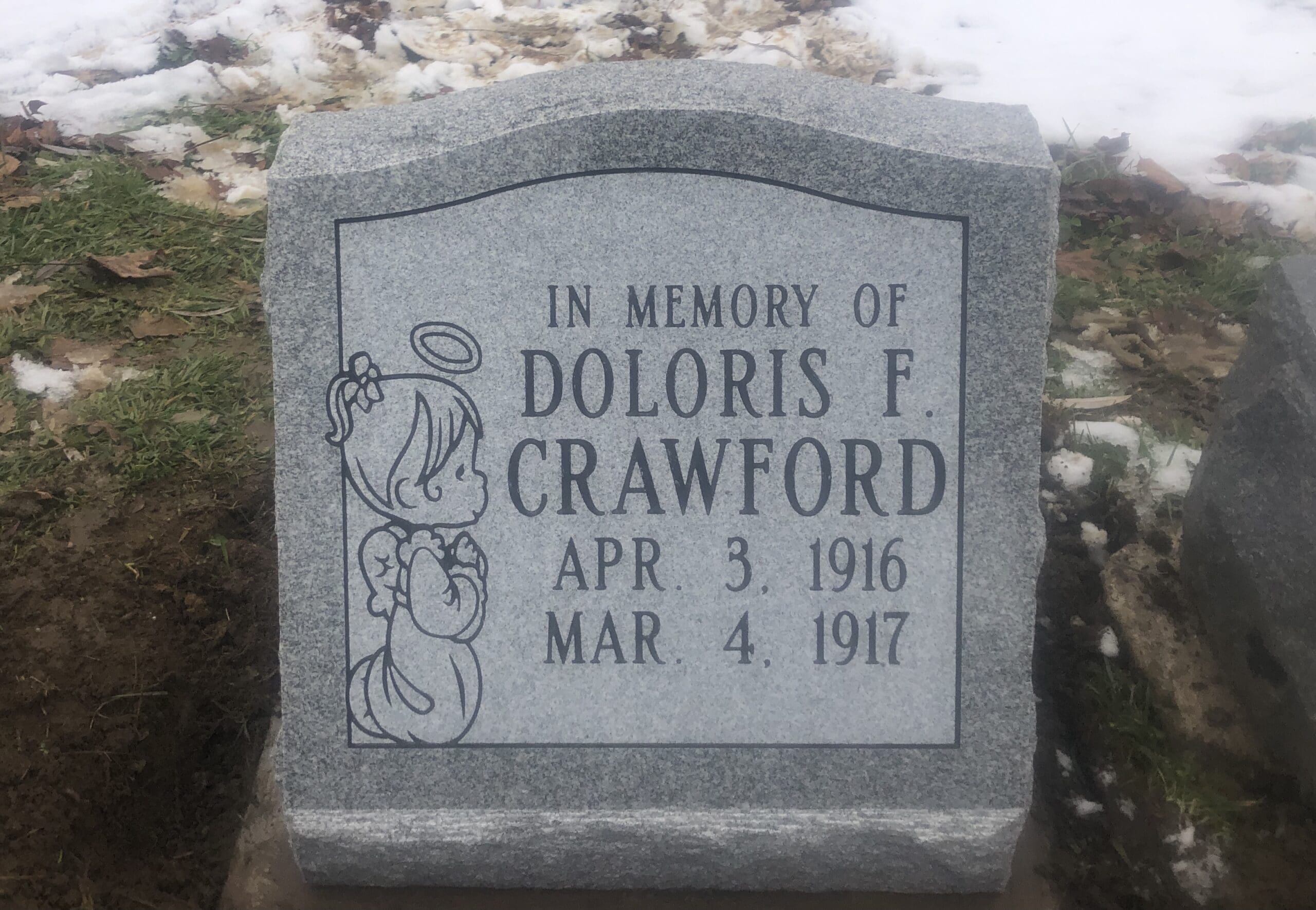 Crawford, Doloris F. - Greenwood Cem. ZV, 1-4, Gray