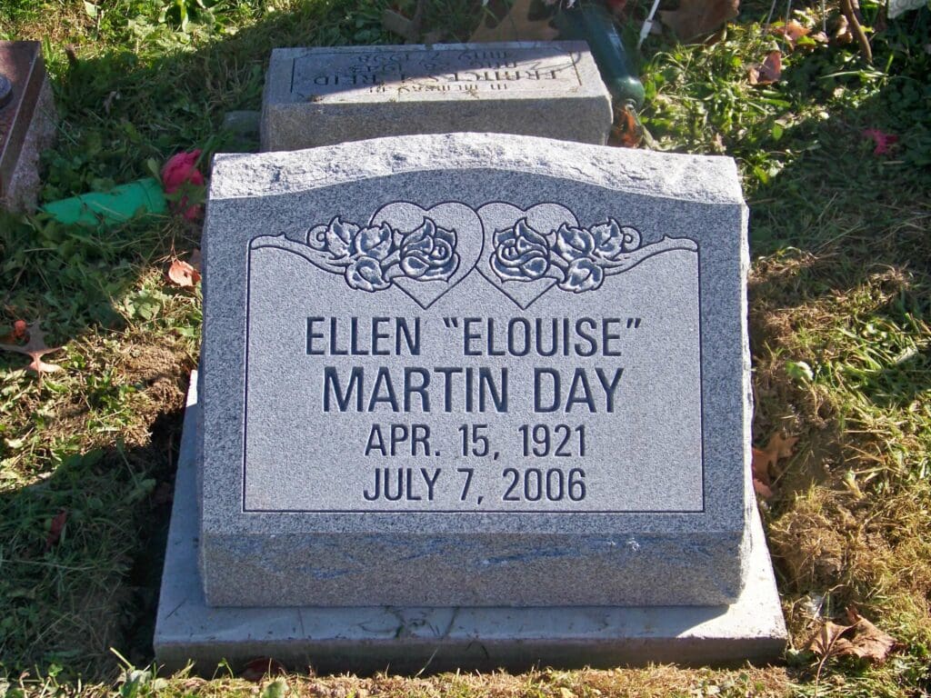 Day, Eloise-Woodlawn Cemetery ZV, 1-8