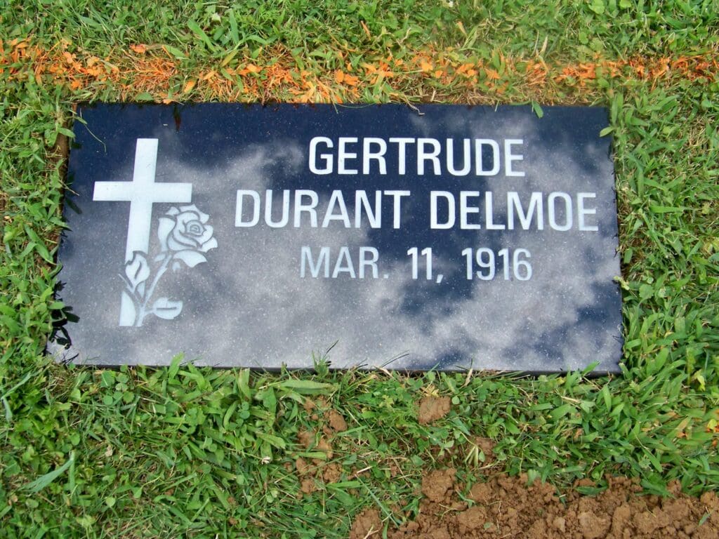 Delmoe, Gertrude Durant - Williams Cem