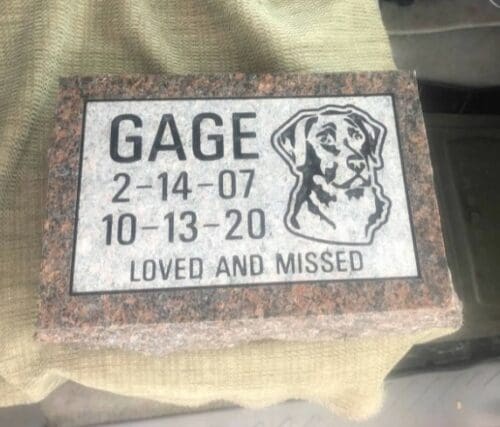Gage Pet Memorial