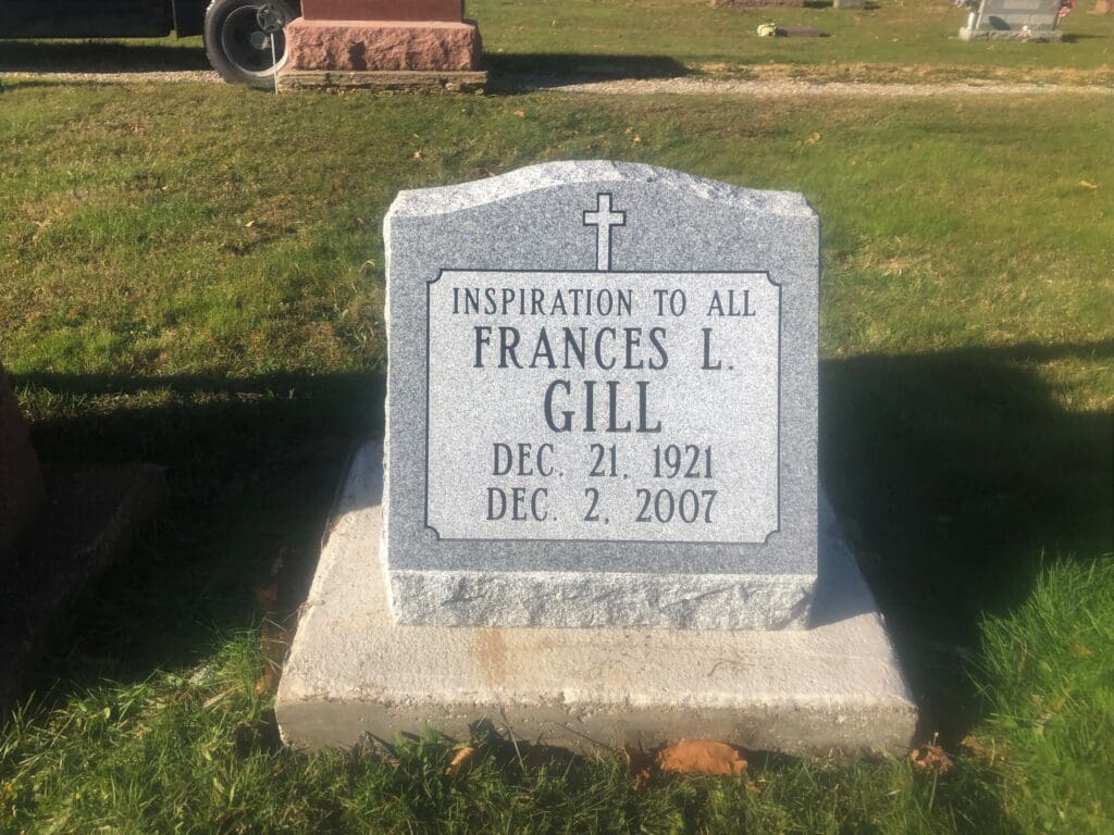 Gill, Frances - Ark Springs Cem., 1-4, Gray