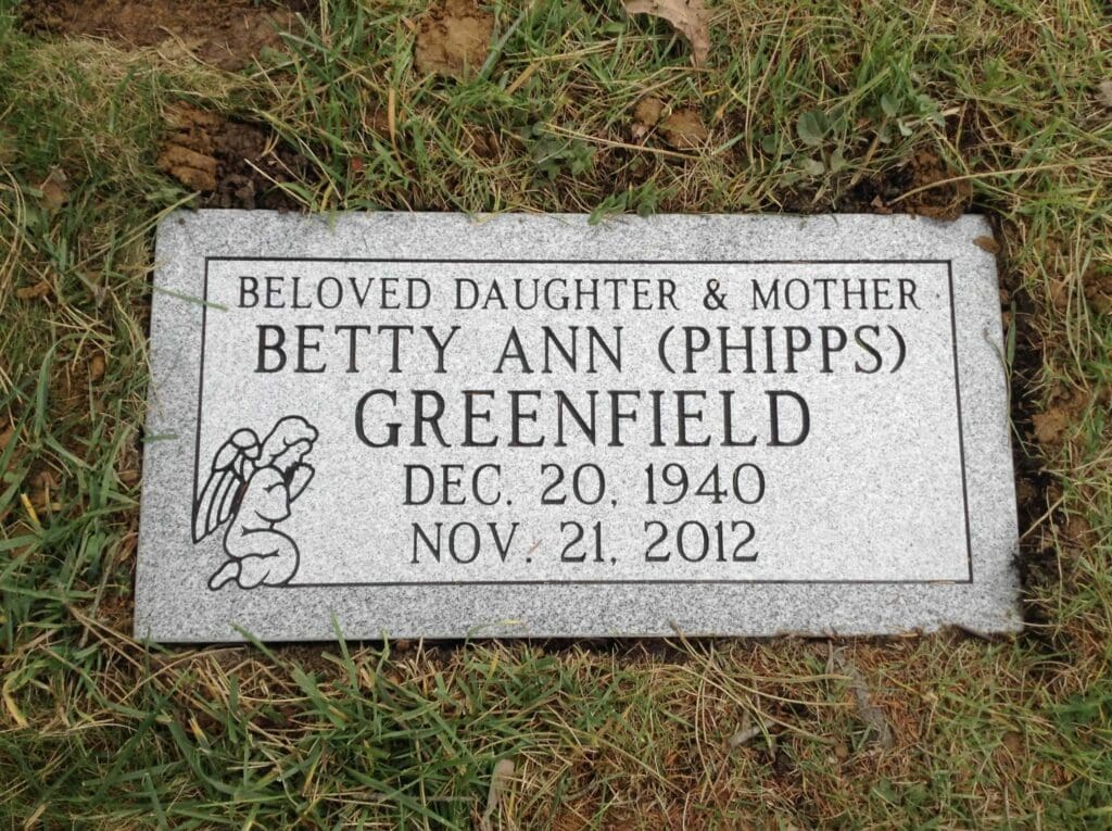Greenfield, Betty Ann-Mt. Union Cemetery, 2-0(1)