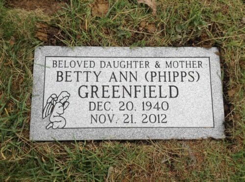 Greenfield, Betty Ann-Mt. Union Cemetery, 2-0(1)