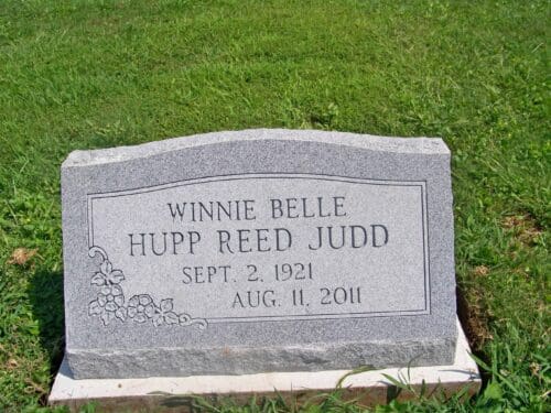 Judd, Winnie Belle Hupp Reed - Beverley Cem