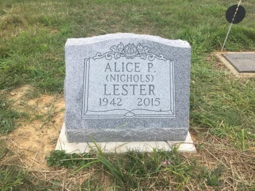 Lester, Alice P. Nichols - Musk. Presb. Cem., 1-8, Gray
