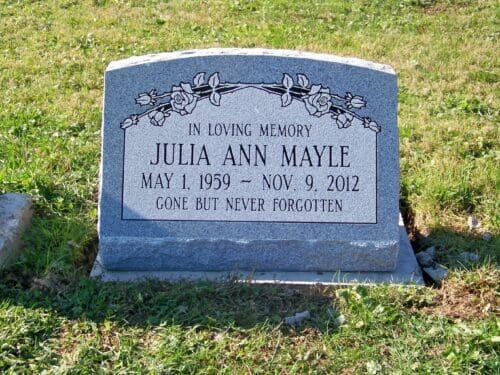 Mayle, Julia Ann - Woodlawn Zanesville Cemetery