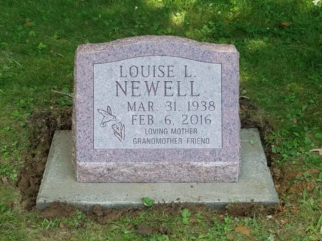 Newell, Louise L. - Prospect Cem., 1-8, Missouri Red