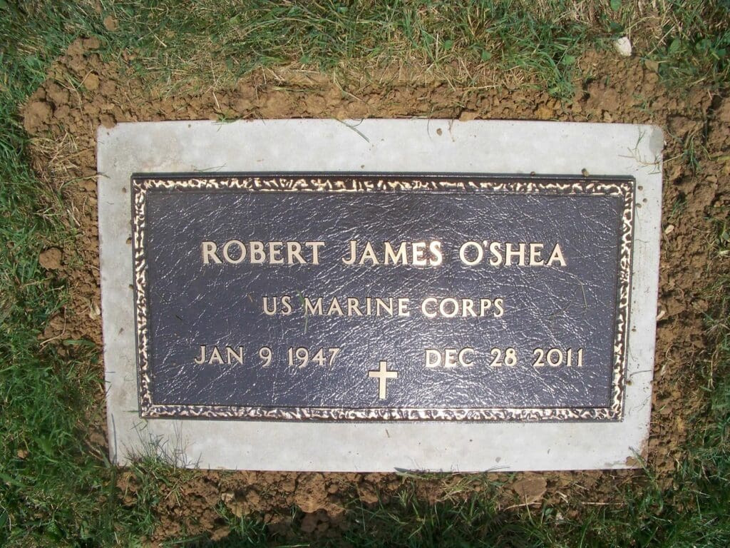O'Shea, Robert J. - Cumberland - VA Plaque