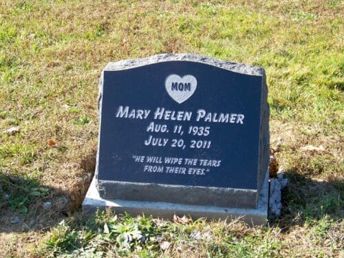 Palmer, Mary Helen - Woodlawn Zanesville Cemetery