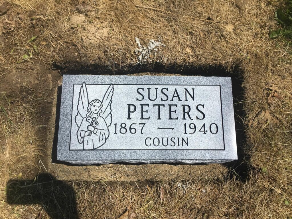 Peters, Susan - Mt. Olive Cem., 1-8, Gray