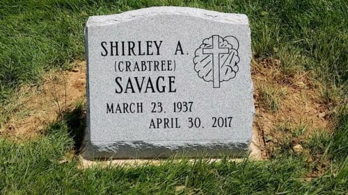 Savage, Shirley A. - Crooksville Cem., 1-8, Gray