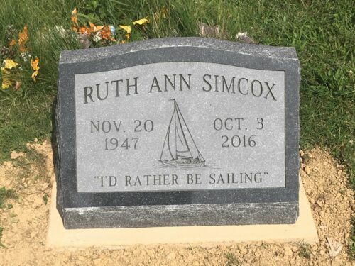 Simcox, Ruth Ann - Mt. Herman Cem., 2-0, Amer. Black