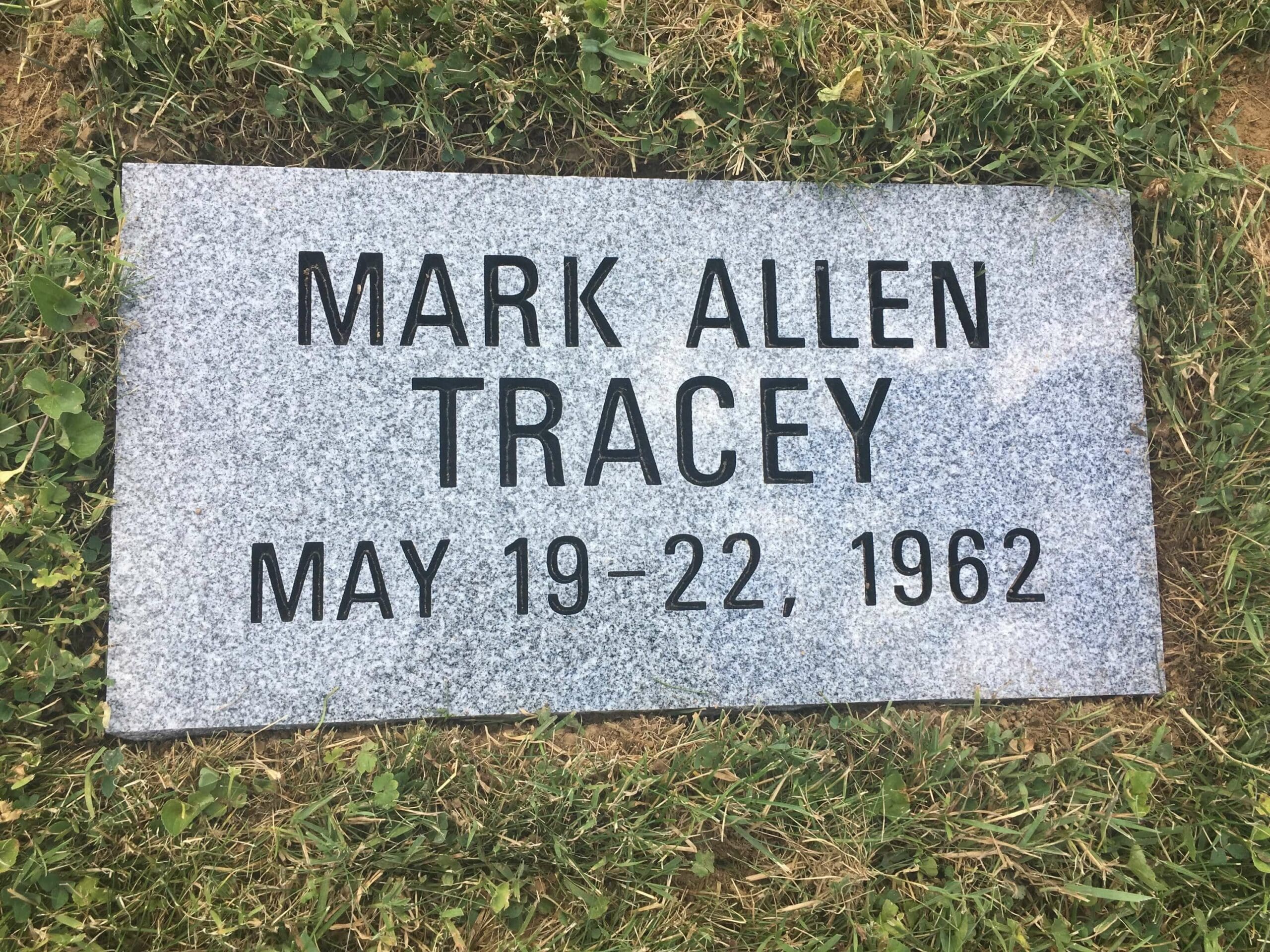 Tracey, Mark A. - St. Paul Cem., 1-4, Gray