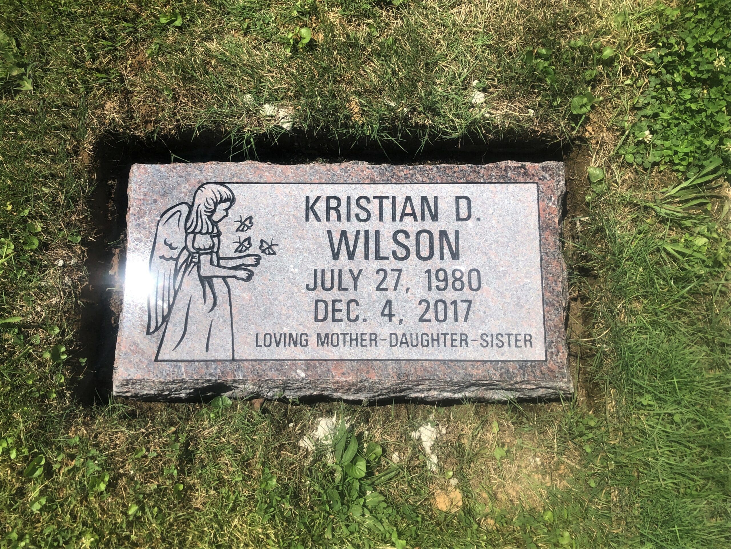 Wilson, Kristian D. - Mt. Olive Cem., 2-0, Mahogany